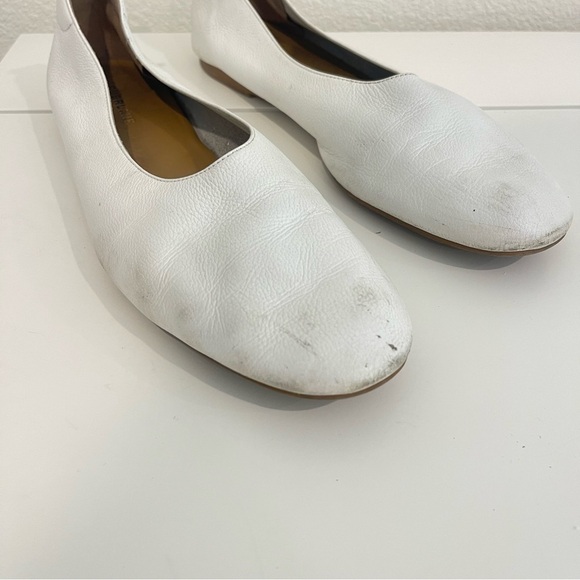 EVERLANE The Italian Leather Day Glove Flat in White size 11 WORN - Picture 5 of 14